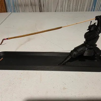 Mẫu in 3D Đế cắm nhang Samurai đầy nghệ thuật