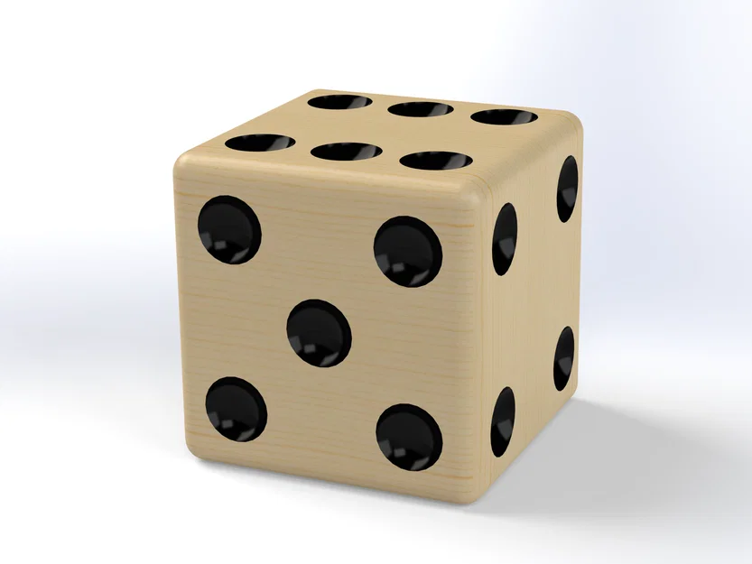 Xúc xắc D6 cỡ lớn - Image 1