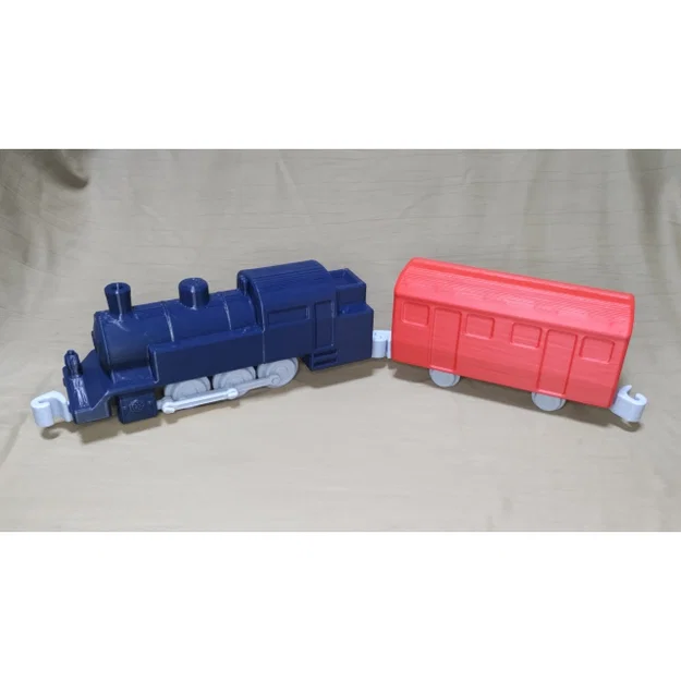 Mô hình đầu tàu hơi nước 3D (Toy steam locomotive) cực chất - Image 3