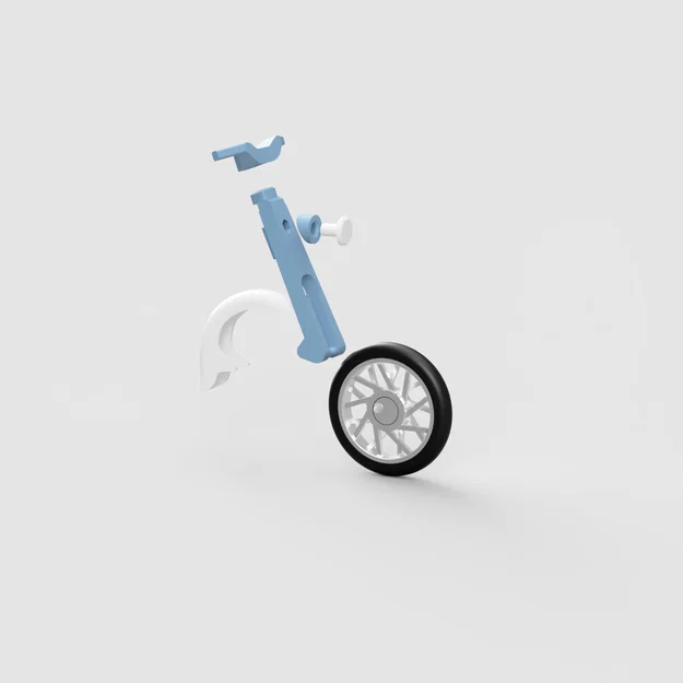 Bộ Kit Lắp Ráp Xe Moped Cổ Điển - Mô Hình Xe Tay Ga Mini Phong Cách Thập Niên 1950 - Image 3