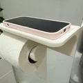 Giá treo giấy vệ sinh tích hợp kệ để điện thoại - Thumbnail 2