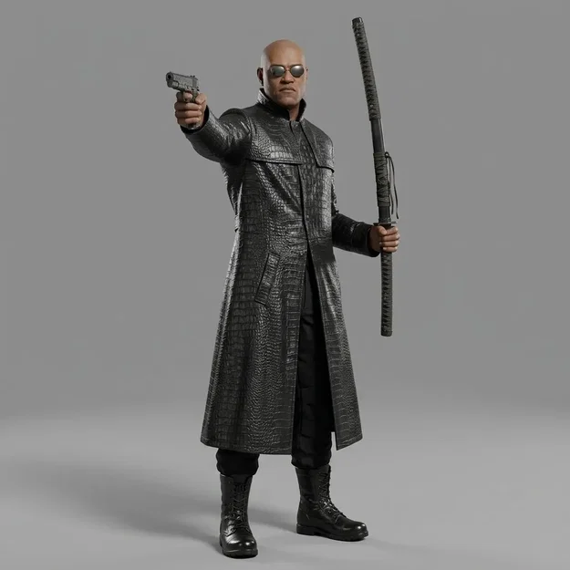 Mô hình in 3D nhân vật Morpheus từ The Matrix (1999) chất lượng cao - Image 1