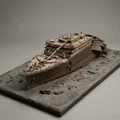 Mô hình in 3D xác tàu Titanic (Bow Section) cực chi tiết - Thumbnail 1