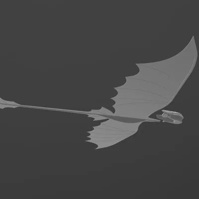 MÔ HÌNH RỒNG FLYING TOOTHLESS (RĂNG SÚN) CỬ ĐỘNG ĐƯỢC