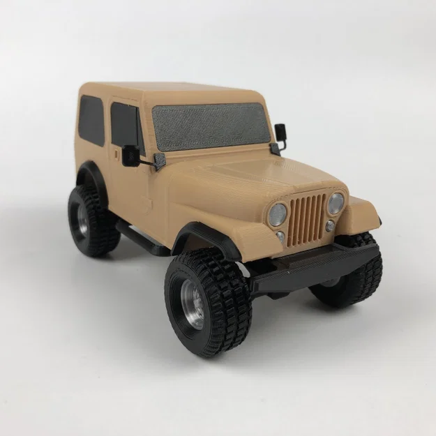 Mô hình Jeep CJ7 Renegade - Tỉ lệ 1:24 - Image 4