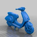 XE TAY GA DEADPOOL - VESPA PRIMAVERA - TỈ LỆ 1:12 - Thumbnail 2