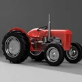 Mô hình máy kéo Ferguson TE20 - Bộ in 3D hoàn chỉnh - tỉ lệ 1/18 - Thumbnail 3