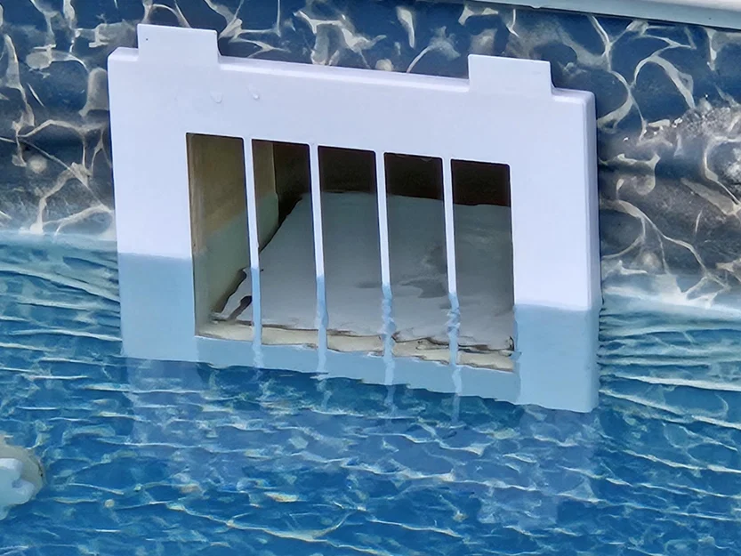 Nắp che Skimmer Azuro – Gắn khớp gài & Chắn phao clo - Image 1