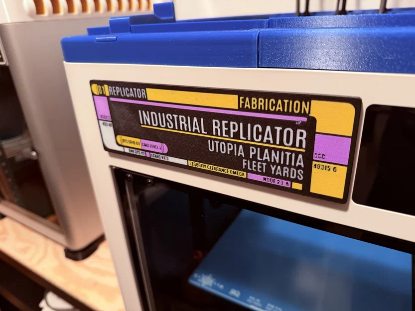 Bảng điều khiển Industrial Replicator - Phong cách LCARS - Star Trek - Image 2
