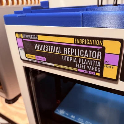 Bảng điều khiển Industrial Replicator - Phong cách LCARS - Star Trek