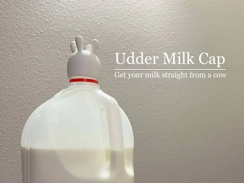 Nắp Đậy Bình Sữa Hình Bầu Vú Bò Độc Đáo (Udder Milk Cap) - Image 1