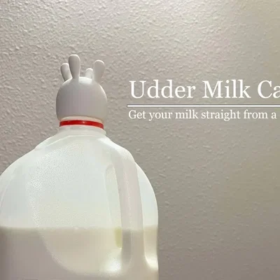 Nắp Đậy Bình Sữa Hình Bầu Vú Bò Độc Đáo (Udder Milk Cap)
