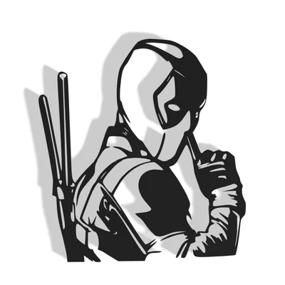 Mô hình trang trí tường Deadpool (Deadpool Decor) ấn tượng