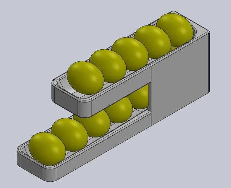 Khay đựng trứng 12 quả 3D - Giải pháp sắp xếp tủ lạnh gọn gàng - Image 3