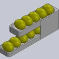 Khay đựng trứng 12 quả 3D - Giải pháp sắp xếp tủ lạnh gọn gàng - Thumbnail 3