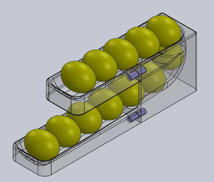 Khay đựng trứng 12 quả 3D - Giải pháp sắp xếp tủ lạnh gọn gàng - Image 4