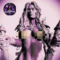 File STL Battle Invitation Warrior | Nữ Chiến Binh Fantasy Gợi Cảm | Mô Hình Resin Chi Tiết - Thumbnail 1
