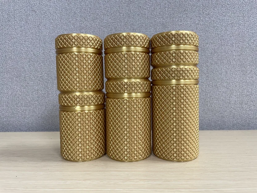 Bộ Hộp Đựng Vân Nhám (Knurled Container Set) - 6 Kích Thước - Image 4
