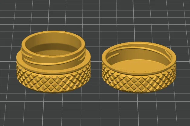 Bộ Hộp Đựng Vân Nhám (Knurled Container Set) - 6 Kích Thước - Image 5