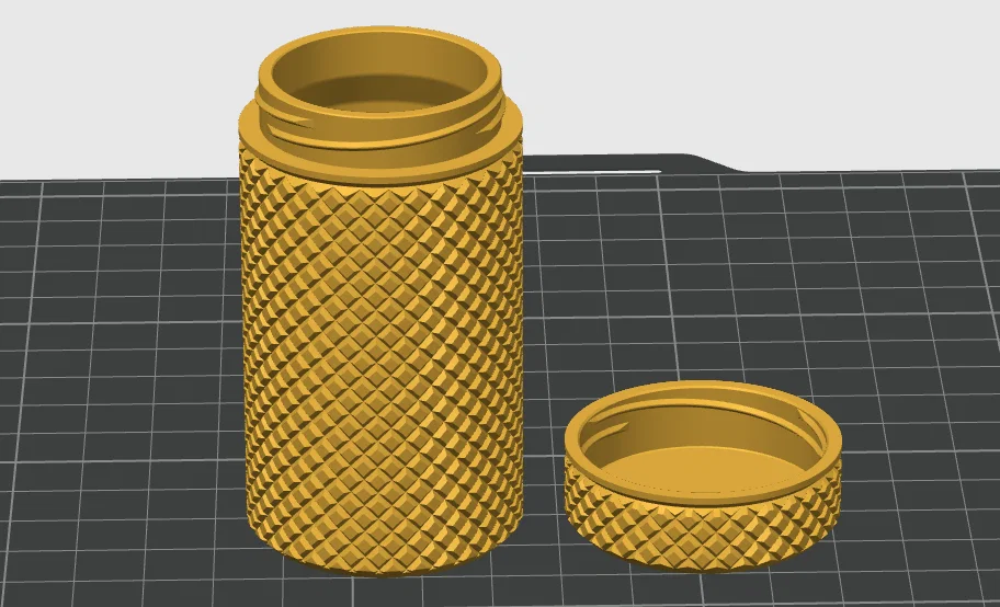 Bộ Hộp Đựng Vân Nhám (Knurled Container Set) - 6 Kích Thước - Image 7