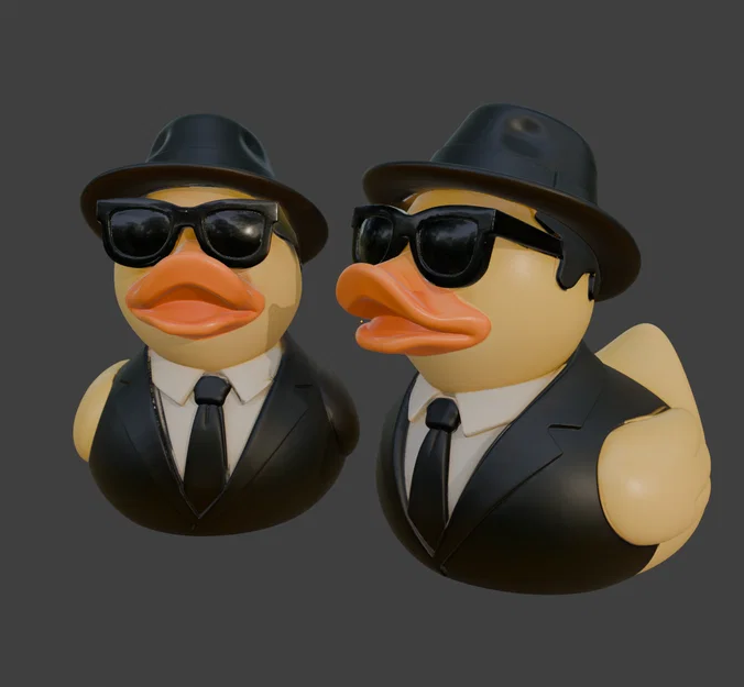 Vịt Cao Su Blues Brothers - Image 1