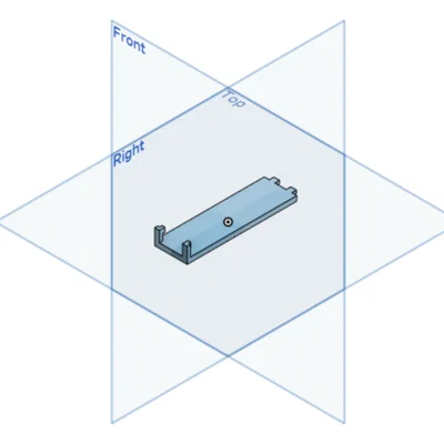 Khung giữ bánh xe cho dự án robot điều khiển từ xa 3D
