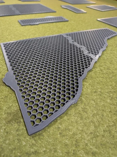 Khuôn Mẫu Địa Hình Terrain Area Templates cho Warhammer 40K 11th Edition - Image 1