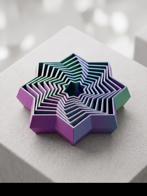 Mô hình đồ chơi Hexagonal Star Fidget giải tỏa căng thẳng - Image 1