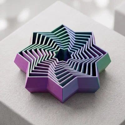 Mô hình đồ chơi Hexagonal Star Fidget giải tỏa căng thẳng