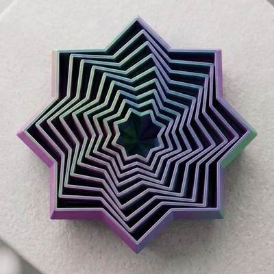 Mô hình đồ chơi Hexagonal Star Fidget giải tỏa căng thẳng