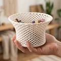 Giỏ đựng trái cây, đồ bếp đa năng in 3D phong cách đan mây tinh tế - Thumbnail 5