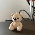 Mô hình chú gấu bông (Teddy Bear) dễ thương dùng làm móc khóa 3D - Thumbnail 2