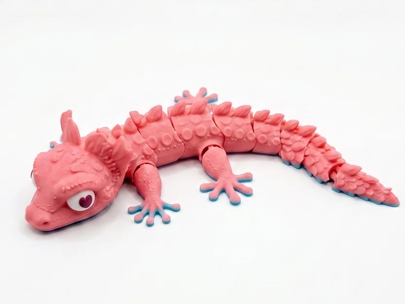 Mô hình thằn lằn khớp nối linh hoạt (Articulated flexi lizard) - Image 1