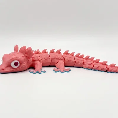Mô hình thằn lằn khớp nối linh hoạt (Articulated flexi lizard)