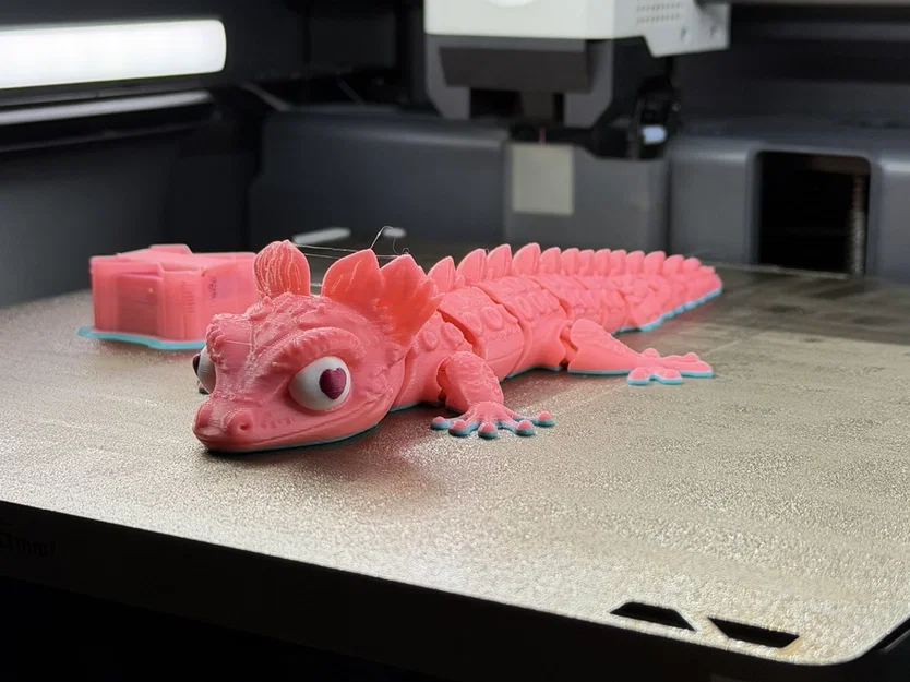 Mô hình thằn lằn khớp nối linh hoạt (Articulated flexi lizard) - Image 3