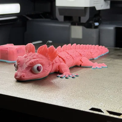 Mô hình thằn lằn khớp nối linh hoạt (Articulated flexi lizard)