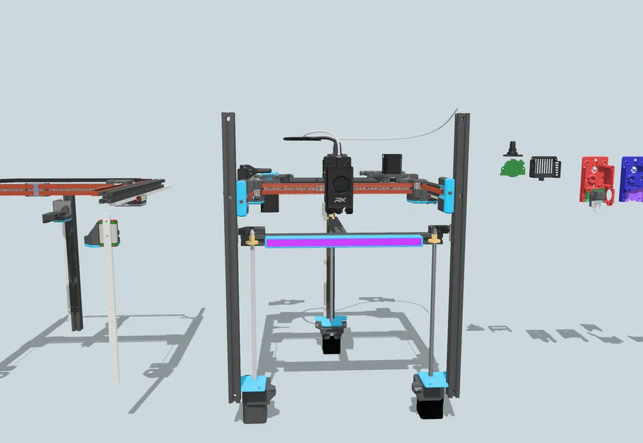 Mega Mods cho Voron Trident R2: Dây đai 9mm, Rail MGN12H, RX Toolhead và nhiều hơn nữa - Image 9