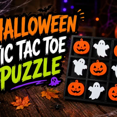 Bộ Cờ Caro Halloween (Tic Tac Toe)