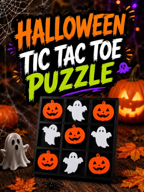 Bộ Cờ Caro Halloween (Tic Tac Toe) - Image 6