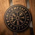 Đế lót ly rune Viking Vegvisir kèm khay đựng (không cần supports, không cần MMU/AMS) - Thumbnail 1