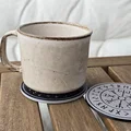 Đế lót ly rune Viking Vegvisir kèm khay đựng (không cần supports, không cần MMU/AMS) - Thumbnail 3