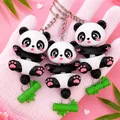 Gấu Trúc Flexi Đáng Yêu - Đồ Chơi Khớp Nối, Móc Khóa và Nam Châm - Thumbnail 2