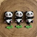 Gấu Trúc Flexi Đáng Yêu - Đồ Chơi Khớp Nối, Móc Khóa và Nam Châm - Thumbnail 8