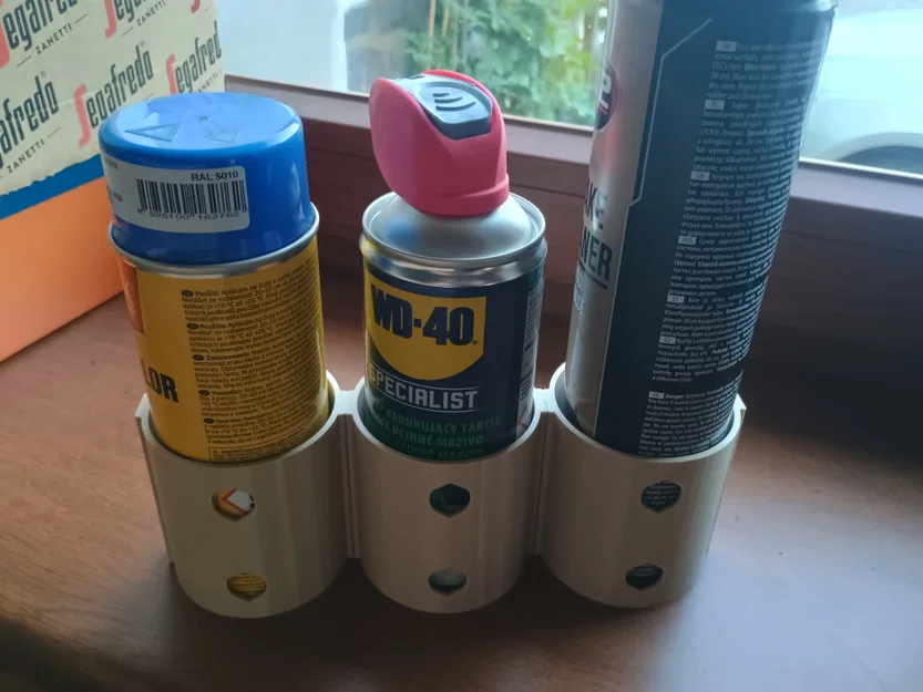 Giá treo chai xịt WD40, 3DLac và các loại khác (phiên bản 65mm hoặc 53mm) - Image 4