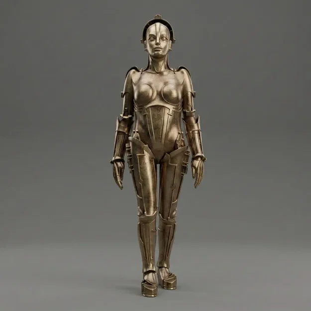 Mô hình 3D Maschinenmensch từ bộ phim kinh điển Metropolis 1927 - Image 1