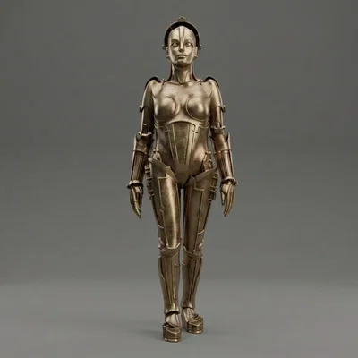 Mô hình 3D Maschinenmensch từ bộ phim kinh điển Metropolis 1927