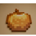 Mô hình Quả Táo Vàng Minecraft - File in 3D nhiều phần 3MF - Thumbnail 1