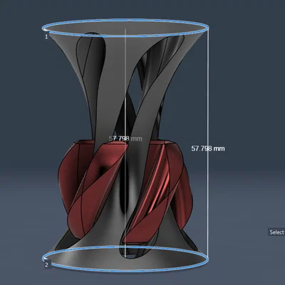 Đồ chơi Hourglass Fidget V3! (In-nguyên-khối/ổn định hơn)