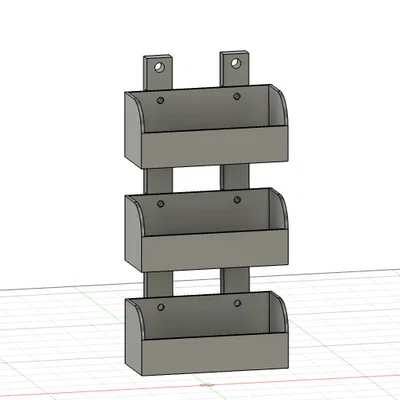 Hệ thống khay treo tường đa năng ORGANIZZATORE GT607 in 3D