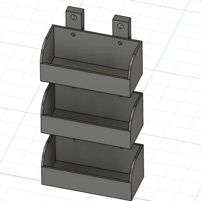 Hệ thống khay treo tường đa năng ORGANIZZATORE GT607 in 3D